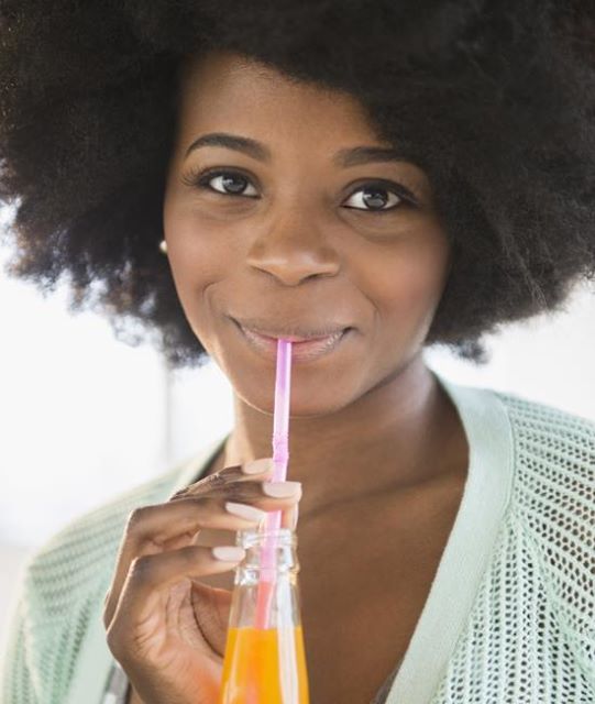 Using Straw for Dental health