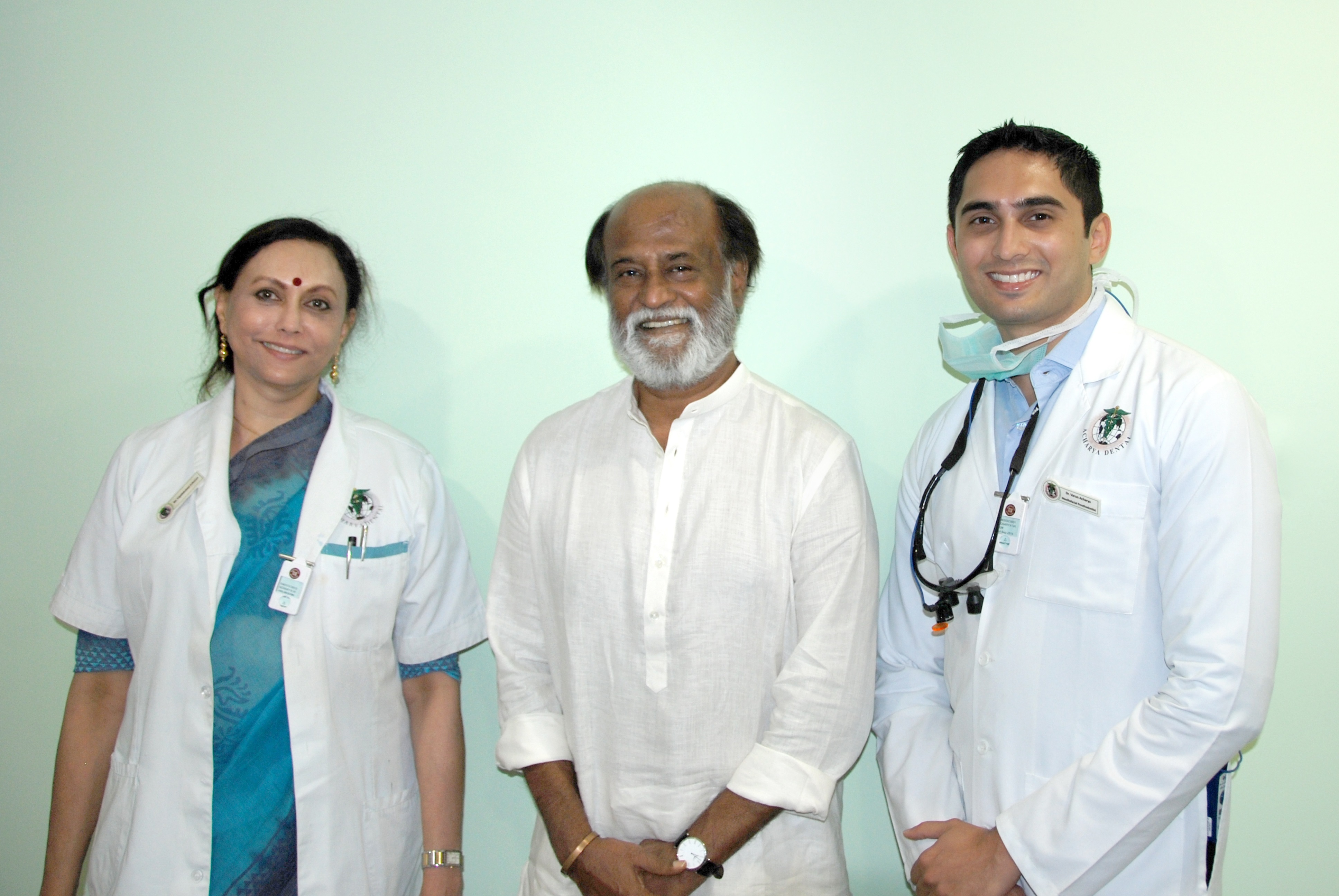 Rajnikanth Dentist Acharya Dental Chennai