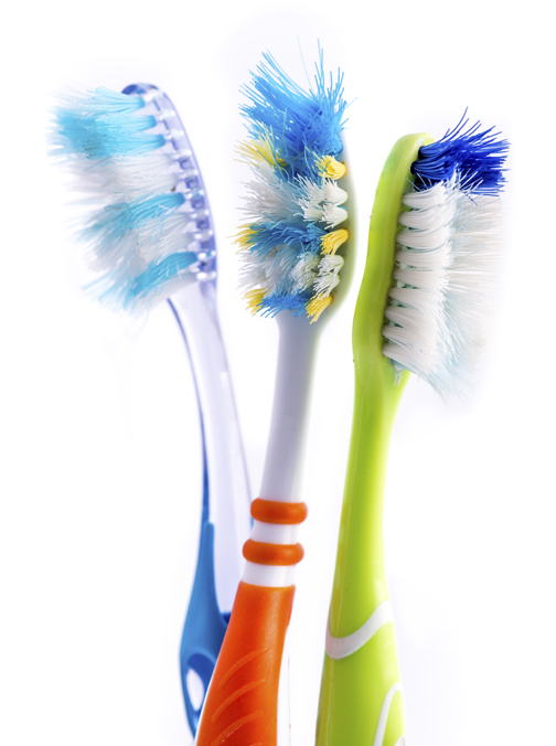 old toothbrushes
